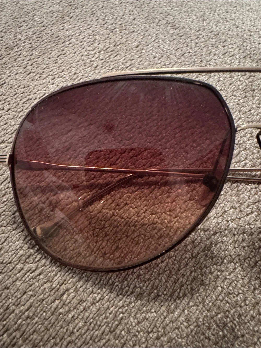DITA CONDOR Aviator Sunglasses with Brown Gradient Lenses and Gold Frame